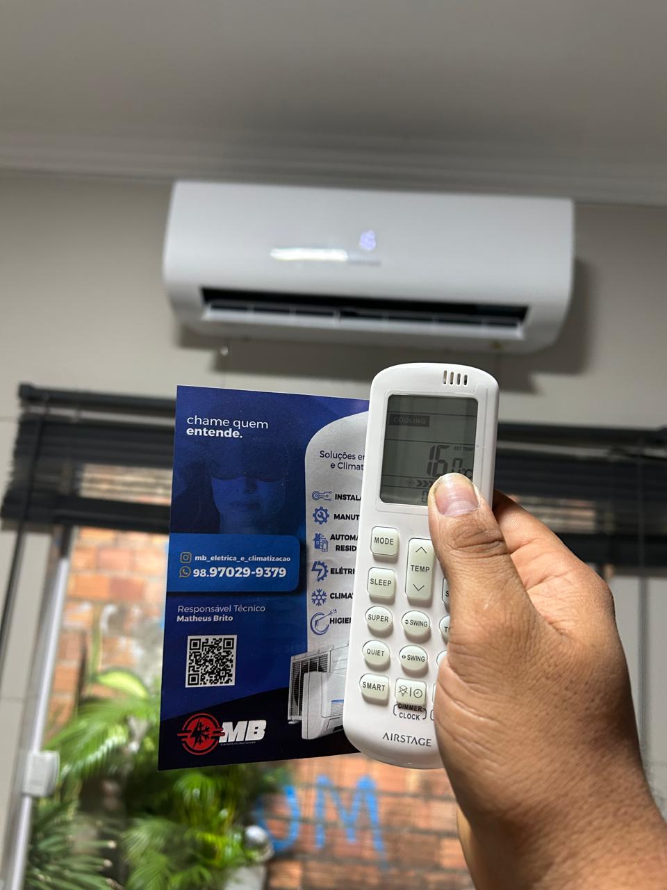 Serviço de climatização MB Elétrica e Climatização